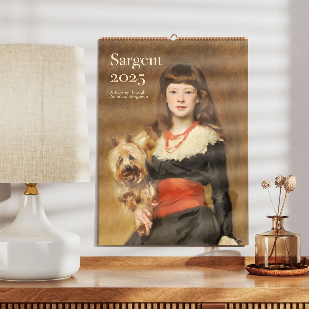 John Singer Sargent Wall Calendar Classical Art Masterpieces, Elegant