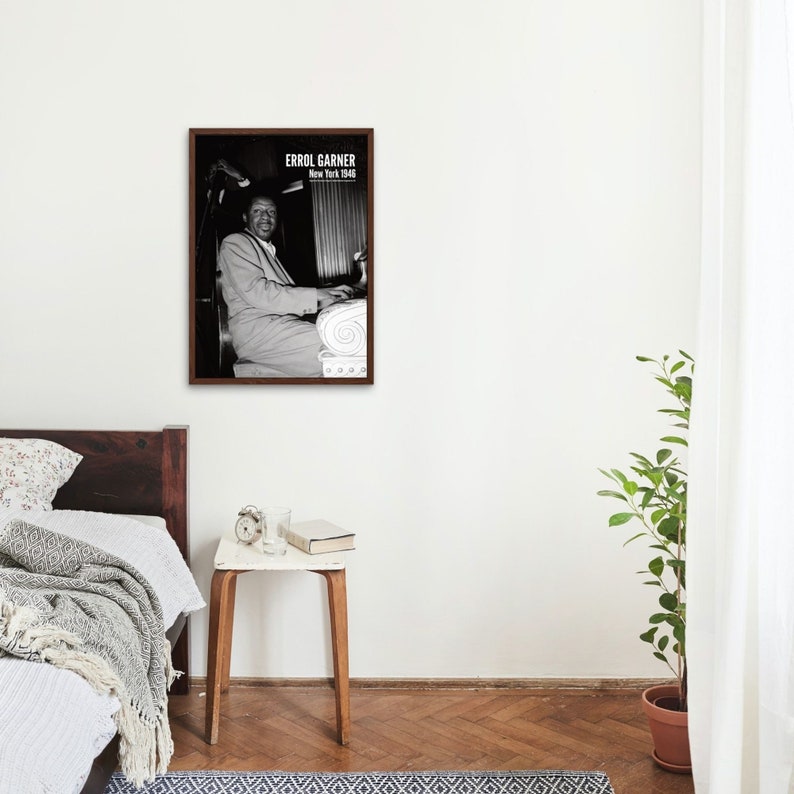 Erroll Garner Tribute: Jazz Print and Poster for Music Lovers - Etsy image.