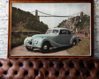 Bristol Car Art Print – Vintage British Automobile Decor (Digital Files)