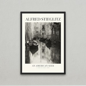 Alfred Stieglitz: Venetian Canal, Iconic photographs, World famous photos, American photography