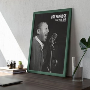 Roy Eldridge Jazz Poster: Vintage Music Room Decor