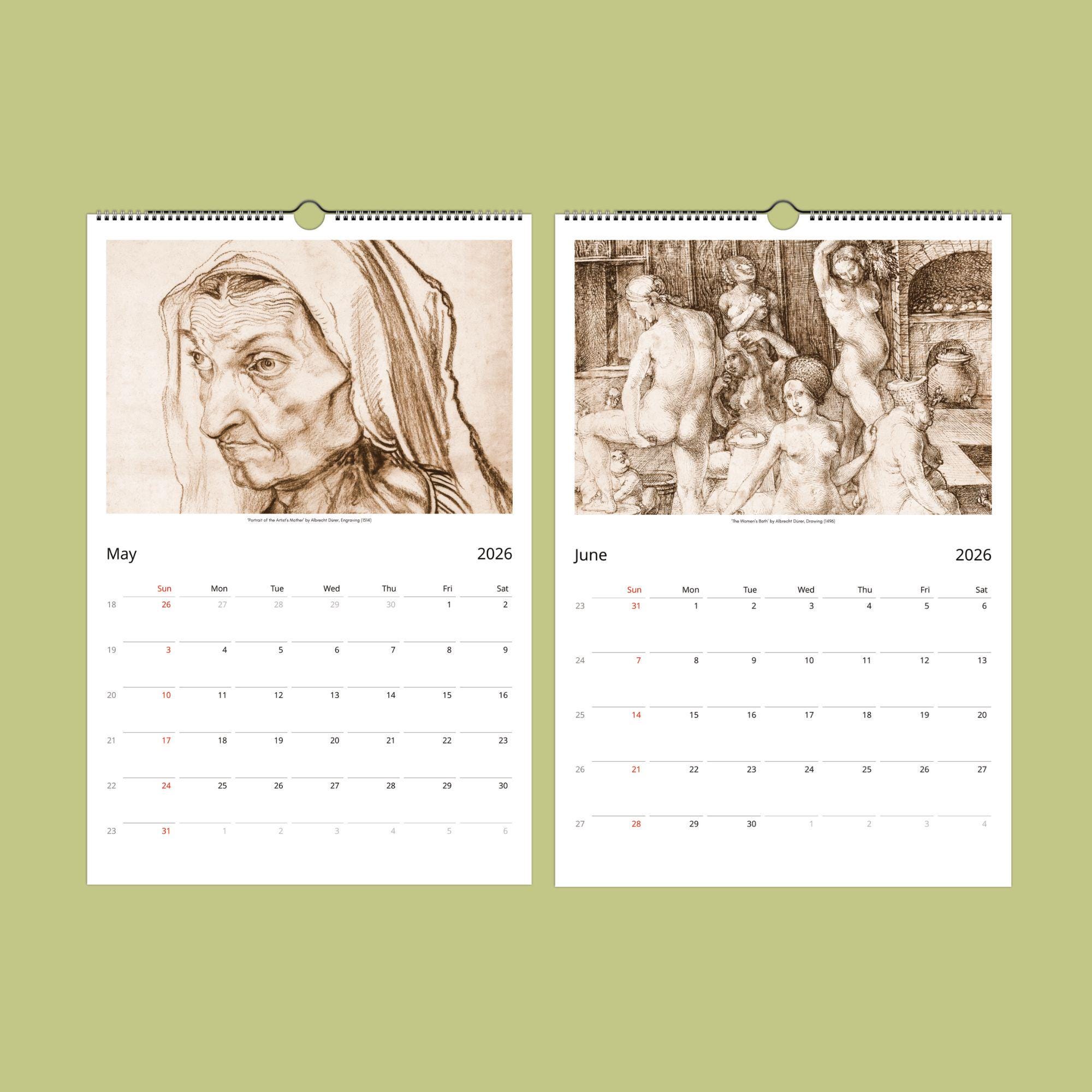 Amazon.com: Albrecht Dürer 2025: Mini Calendar : Dürer