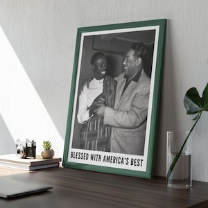Duke Ellington Jazz Music Poster - 1950s Jazz Music, Thoughtfull Gift, Amstel Hotel Amsterdam 1959