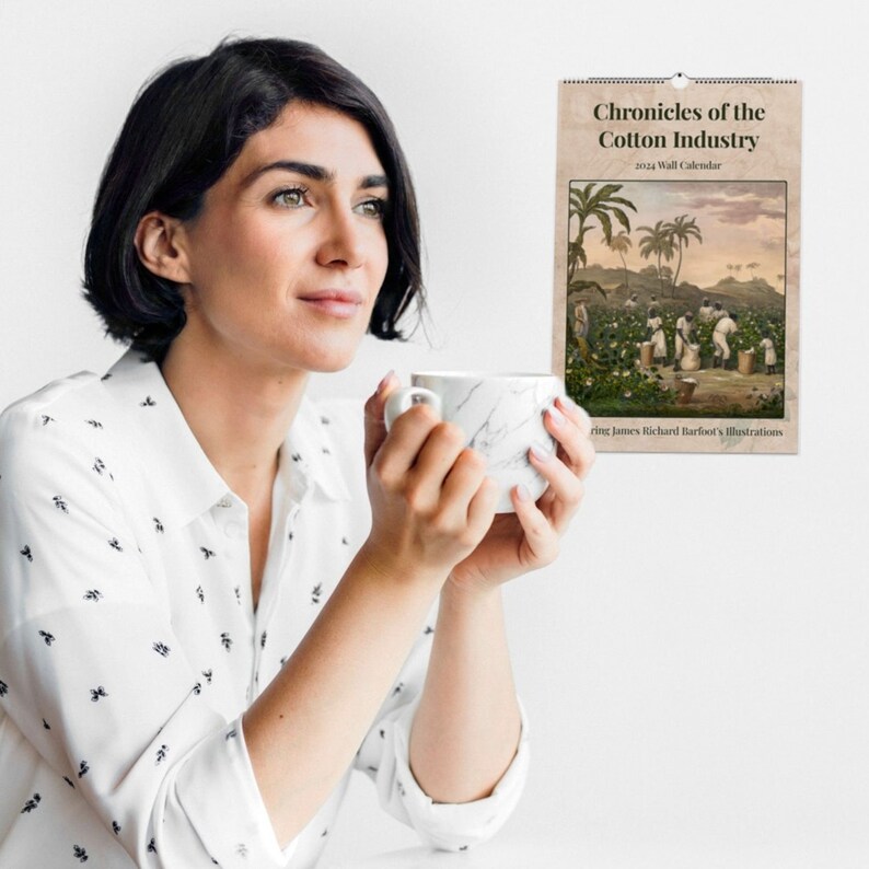 2024 Wall Calendar Chronicles Of The Cotton Industry James Etsy