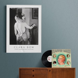 Clara Bow ‘It Girl’ Poster | Silent Movie Icon | 1920s Film Legend, Classic Hollywood Star, Vintage Film Actress, Silent Screen Art