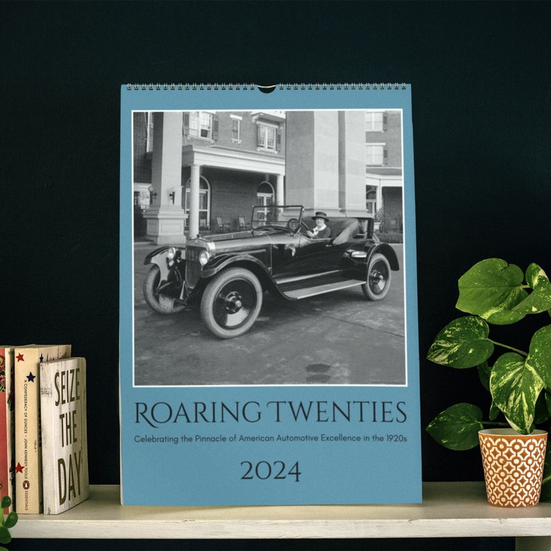 2024 Wall Calendar: Roaring Twenties Perfect Gift for Car Enthusiasts