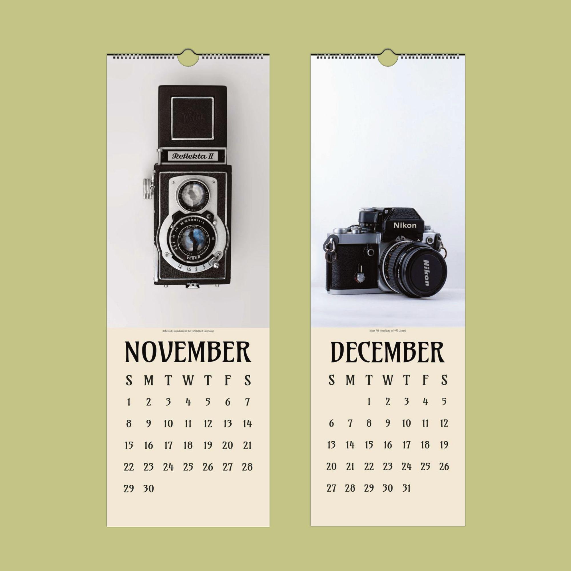 L'Arc〜en〜Ciel2000年history calendar Retro Focus Wall Calendar: Historic Camera Collection