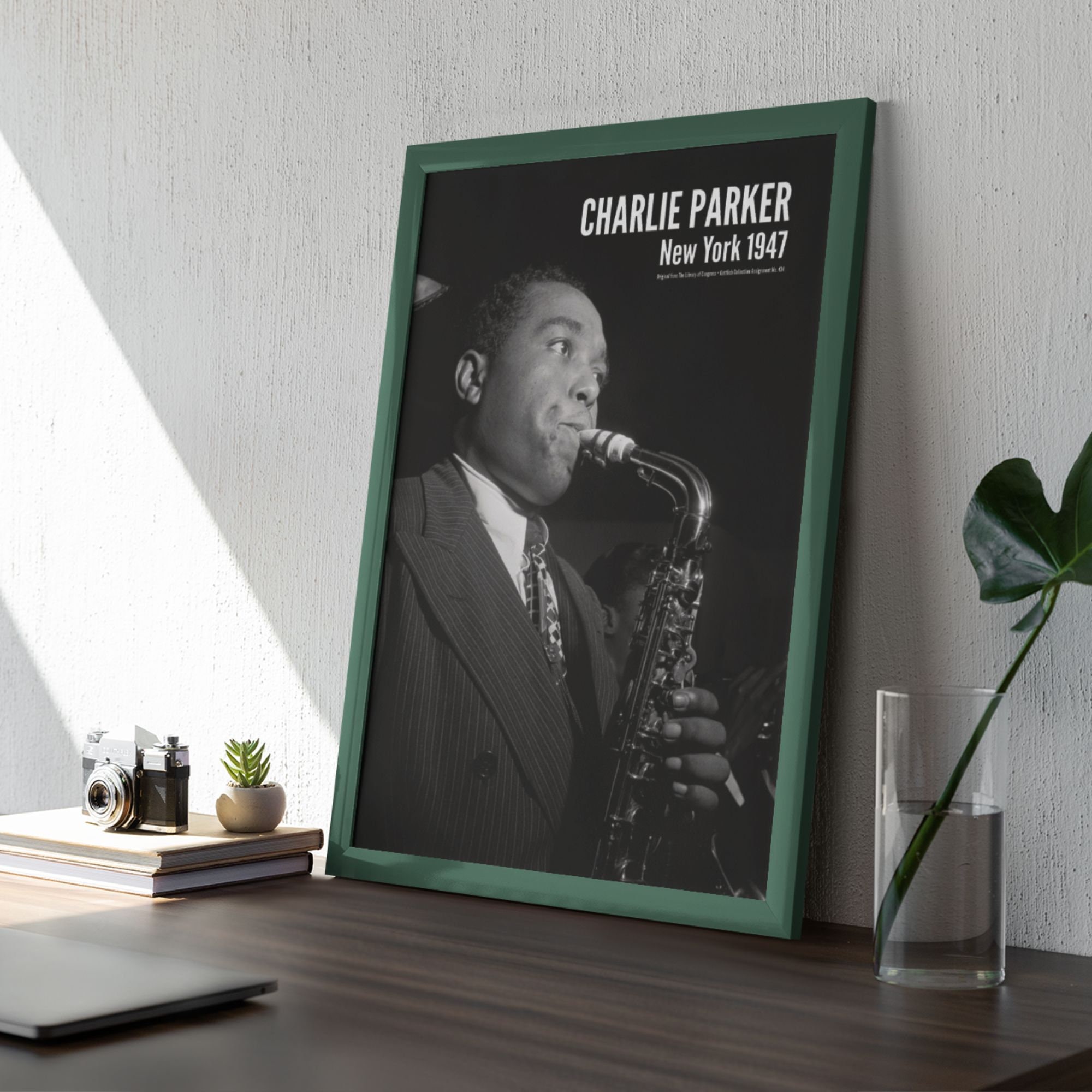 Jazz Life Charlie Parker アートフレーム Charlie Parker - Etsy Canada