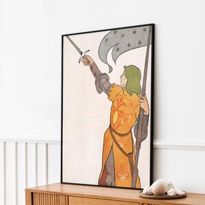 Edward Penfield – Joan of Arc, Bohemian Decor, Smooth Matte Art Print image 8