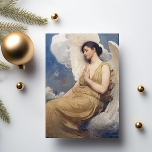 Abbott Handerson Thayer Winged Figure Blank Cards – Conjunto de cartões de felicitações para amantes da arte, cartões de agradecimento exclusivos para ocasiões especiais