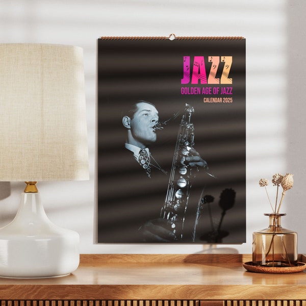 The Golden Age of Jazz Wall Calendar: William P. Gottlieb's Masterpieces | Calendar Gift for Jazz and Photography Aficionados