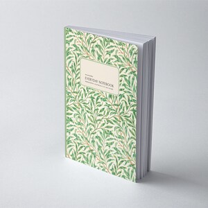 William Morris: Willow Bough, Victorian Arts and Crafts, Personalised Journal Book Gift