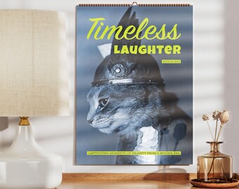 Kalendarz ścienny „Timeless Laught” – szalone lata 20. i humor vintage, papier półbłyszczący