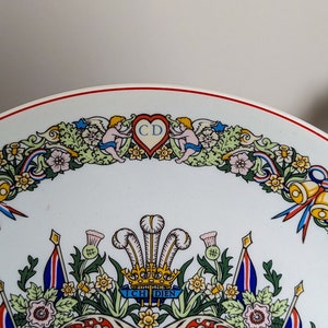 Commemorative Plate Prince Charles and Princess Diana Spencer Wedding image 4