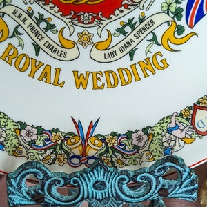 Commemorative Plate Prince Charles and Princess Diana Spencer Wedding image 9