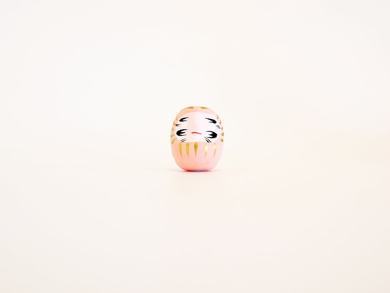 Daruma Doll 6cm Pink