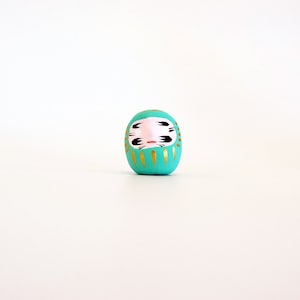 Daruma Doll 6cm Green