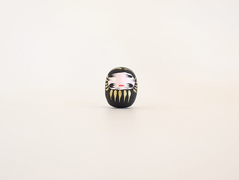 Daruma Doll 6cm Black