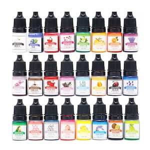 24 Colors 5ml Liquid Epoxy Resin Pigment Translucent Resin Colorant Concentrated DIY craft artwork