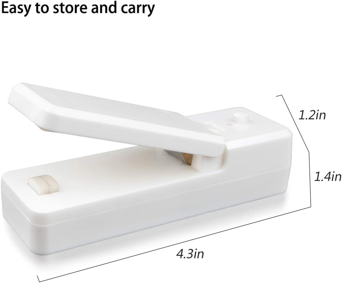 Portable Mini Sealing Machine Sealer for Food Rechargeable Etsy