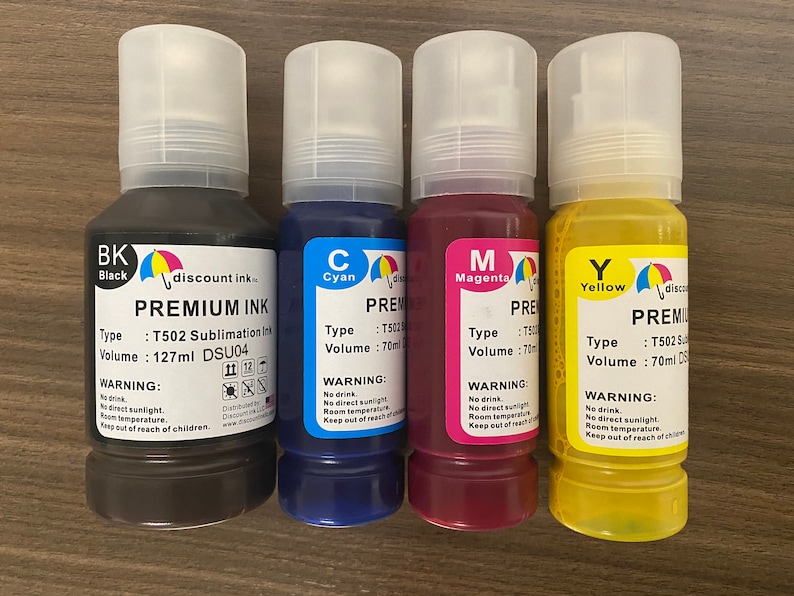 Sublimation Refill Ink For Epson 502 T5021T5024 ET2750 2760 Etsy