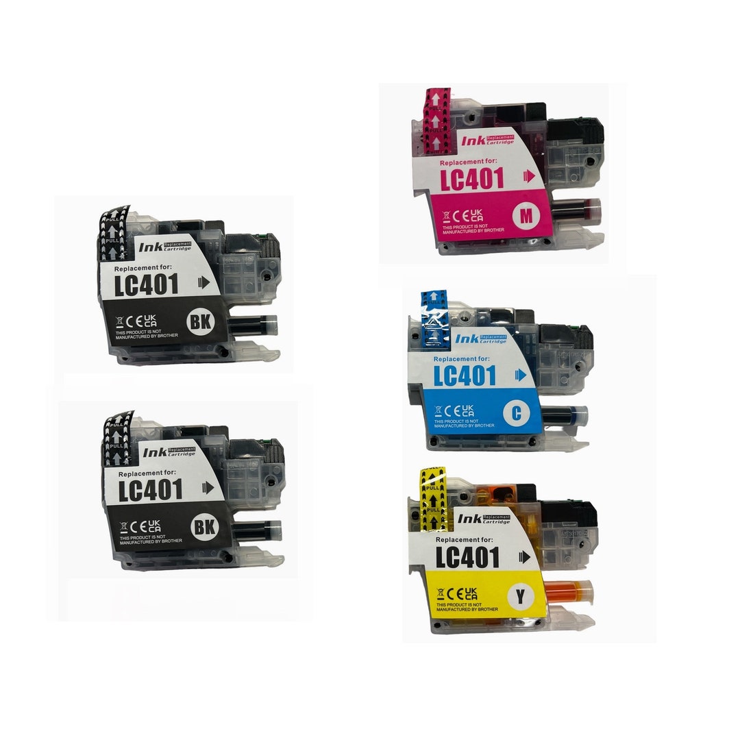 Compatible LC401 Ink Cartridges for Brother Printer Replacement for