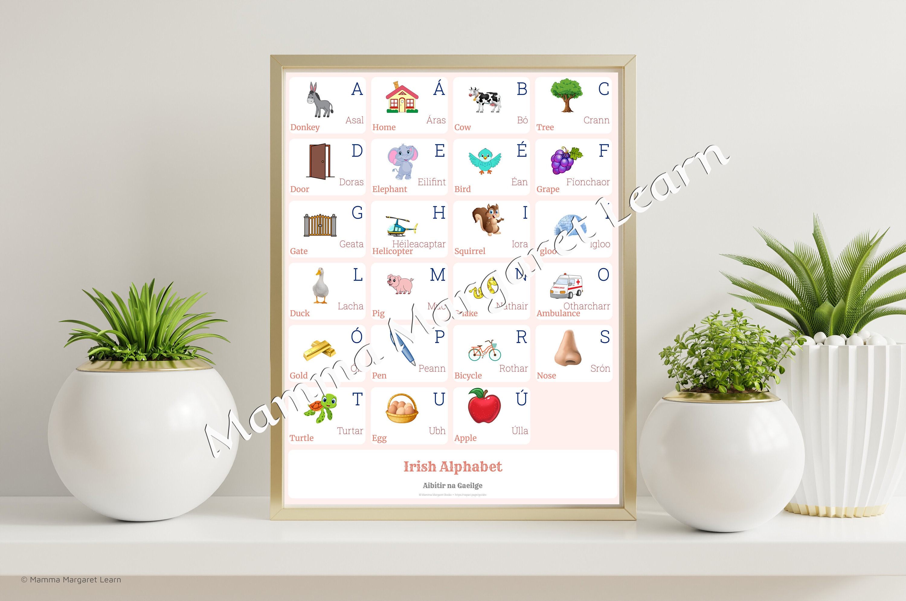 Irish Letters Printables