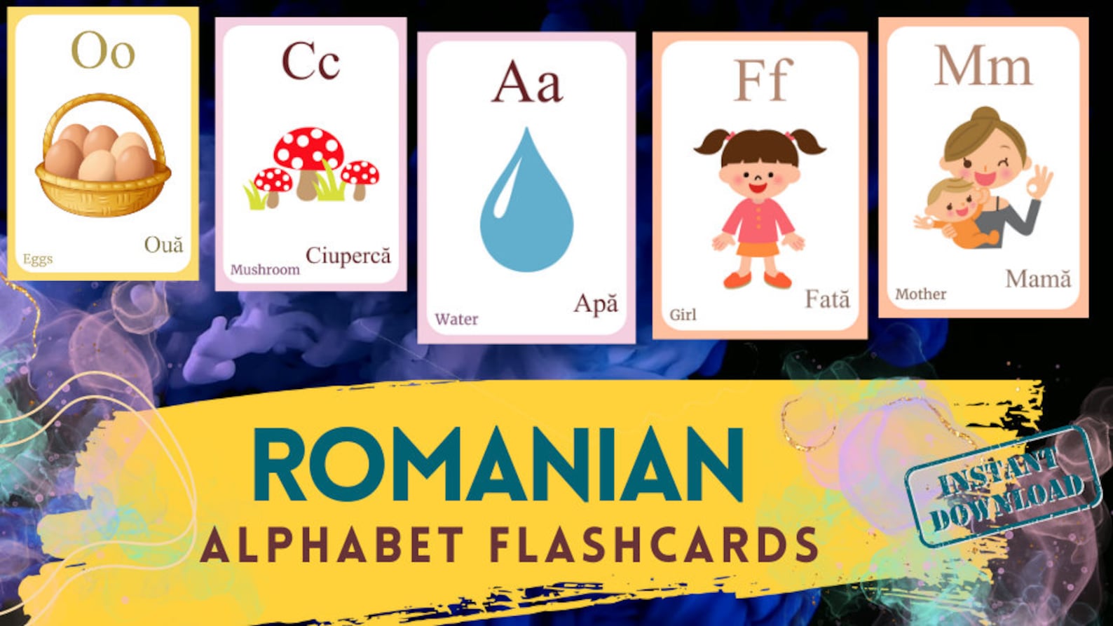 romanian-alphabet-flashcard-with-picture-learning-romanian-romanian