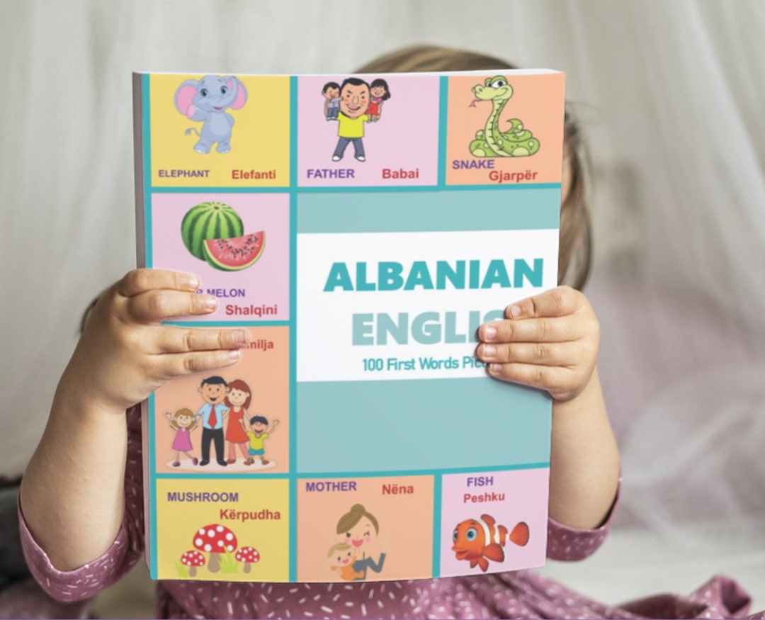 ALBANIAN Books for Children albanian English First 100 Words Picture ...