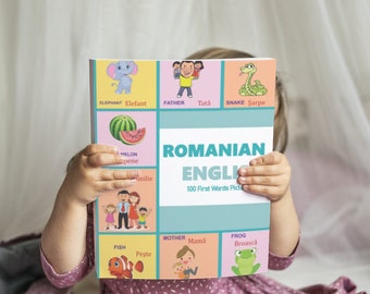 Romanian Childrens Book ( Romanian English 1st 100 Words Book, Romanian