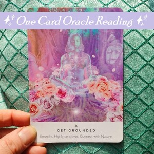 Lettura delle carte dell'Oracolo / 1 Carta di Guida Spirituale / Consegna in 24 ore / Via Email