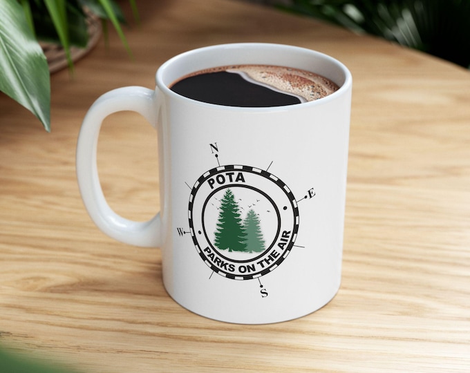 Ham Radio POTA Mug - Parks on the air, Ham Radio, Amateur Radio