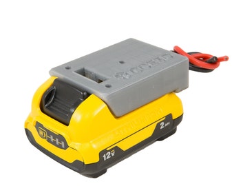 Dewalt 12V Li-ion Battery Adapter RC Robotics Power Output Connector DIY