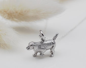 Sterling Silver solid Dog Necklace