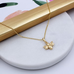 18ct Yellow Gold plated Bumble Bee Necklace