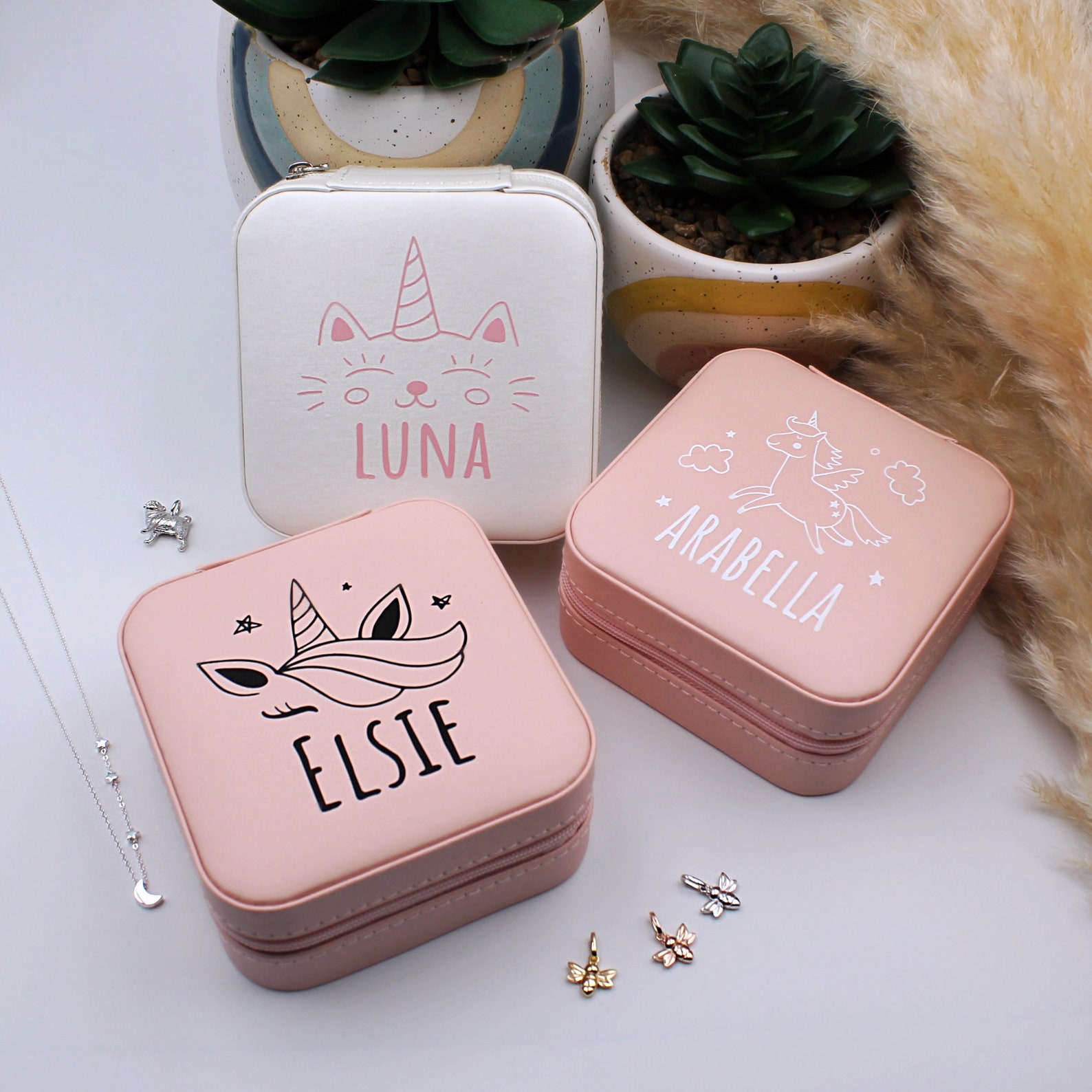 Personalised Travel Jewellery Box Etsy UK