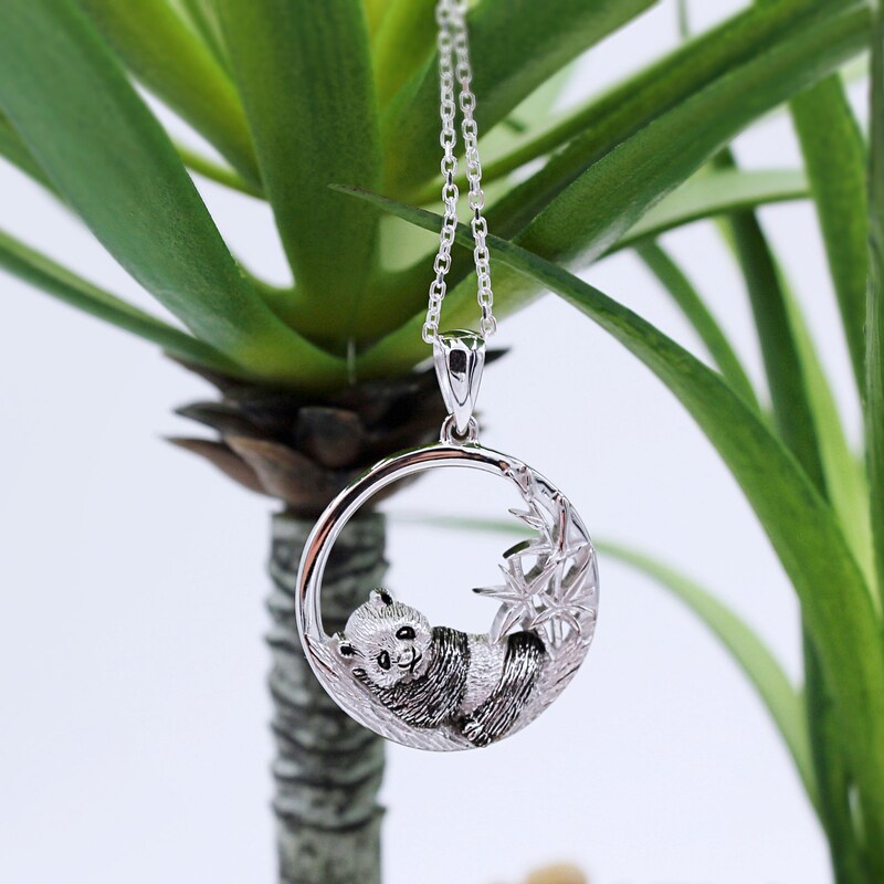 Panda Necklace - Etsy