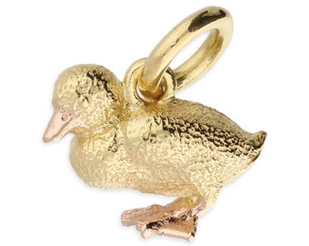 Yellow Gold plated Duckling Necklace