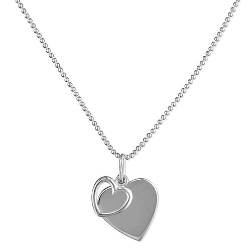 TWICE着用【WING BLING】[925Silver] Delina Heart Necklace COLORFUL BLING 2 Pcs Wing Necklace Charm Matching Demon