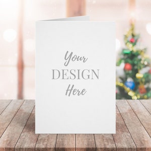 5x7 Invitation Mockup, Christmas Card Mockup, Wedding Invitation Mockup, Stationery Mockup, White Card Mockup, Blank Card Mockup