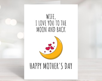 Printable Mothers Day Card Husband Etsy Printable Mothers Day Card Husband Etsy