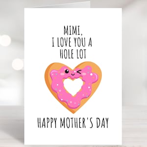 Tarjeta imprimible del Día de las Madres para MiMi, Regalo MiMi, Tarjeta de nieta, tarjeta de nieto, tarjeta de abuela, tarjeta de nieto