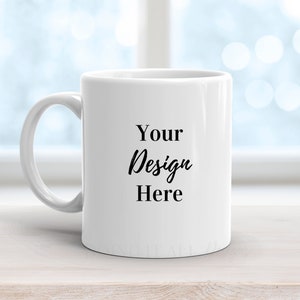 Mug Mockup, Christmas Mug Mockup, Coffee Mug Mockup, White Mug Mockup, Blank Mug Mockup, Holiday Mug Mockup, Mug Stock Photo