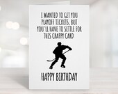 Printable Birthday Card Hockey Birthday Card Downloadable - Etsy