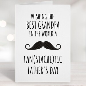 Printable Father's Day Card, Printable Grandpa Card, Card for Grandpa ...