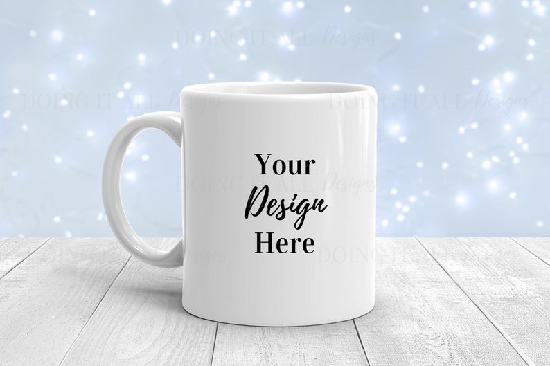 White Mug Mockup Christmas Mug Mockup Ceramic Mug Mockup Etsy