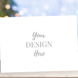 5x7 Invitation Mockup, Christmas Card Mockup, Wedding Invitation Mockup, Stationery Mockup, White Card Mockup, Blank Card Mockup