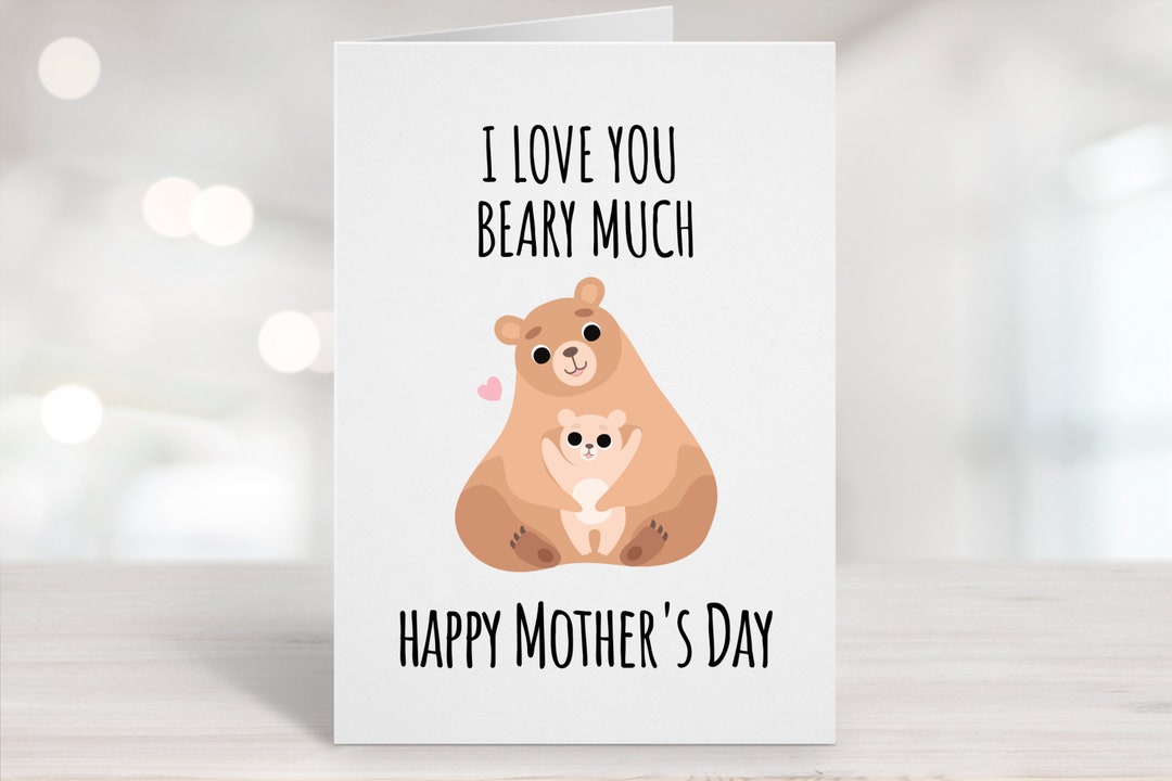Printable Mother's Day Card, Card From Kid, Card From Child, Happy Mothers Day Card, Printable ...