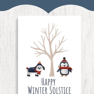Printable Winter Solstice Cards Yule Cards Instant Download - Etsy