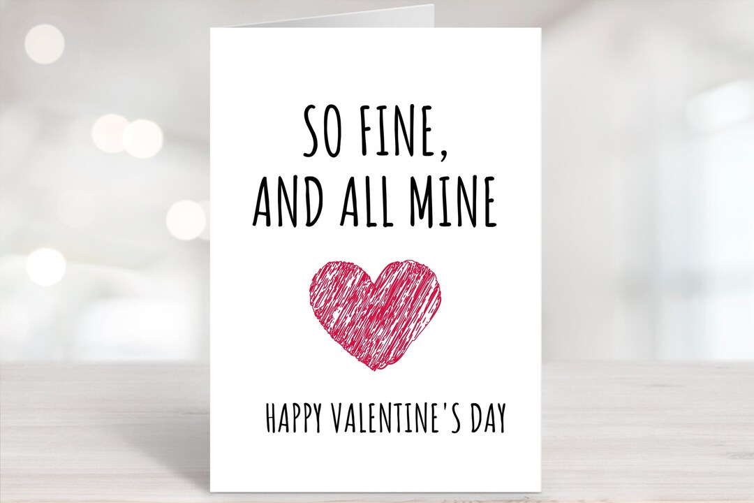Printable Valentines Day Card for Him, Romantic Valentines Card for Her ...